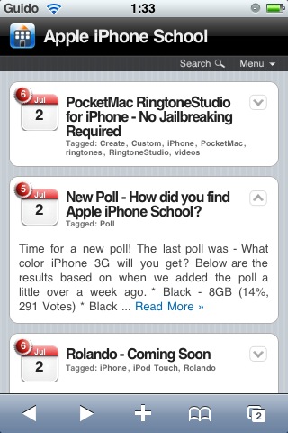 Apple iPhone School Apple iPhone School