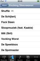 Tracklist van album